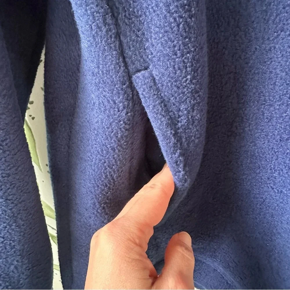 J Crew 1/4 snap fleece. Size small. Blue.